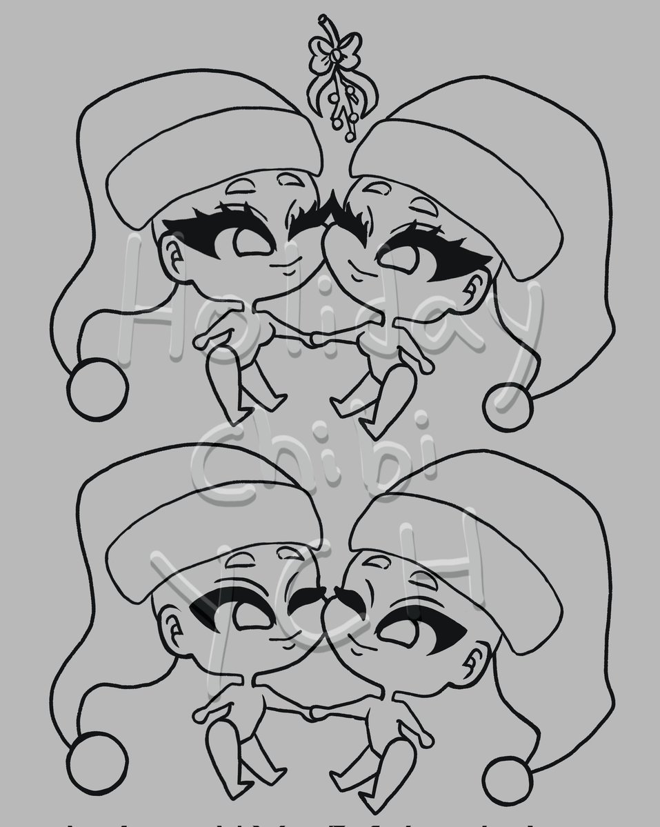 tofuow's tweet image. Holiday mistletoe chibi YCH now available on my VGen!

vgen.co/Tofuow/service…