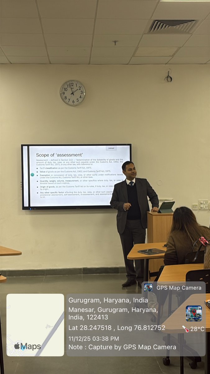 taxlawyer_tj's tweet image. Are tax laws intrinsically dry or can they be made interesting?

It was a pleasure to engage with the final year students of the School of Law @BMLUniv and sketch an overview of Indians Customs law framework.

#knowledgesharing #indirecttaxes #customs #taxlaws #legaleduction