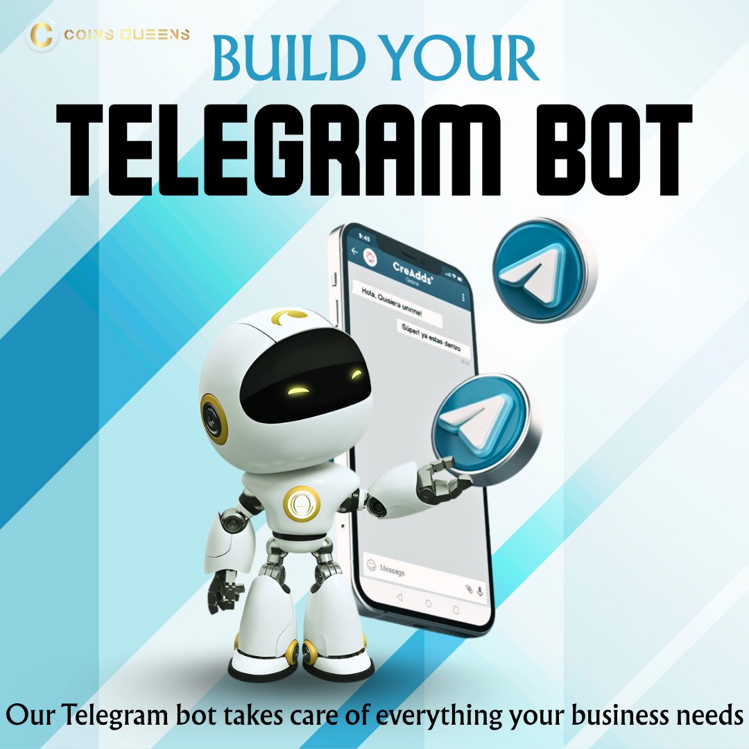 Develop a #Telegrambot to manage all of your #business activities orders, replies, updates, and small backend jobs.

Visit
coinsqueens.com/blog/telegram-…

#telegrambotdevelopment #chatautomation #ecommercetools #customersupportbot #telegrambusiness #messagingbots #ethiopia #cuba #qatar