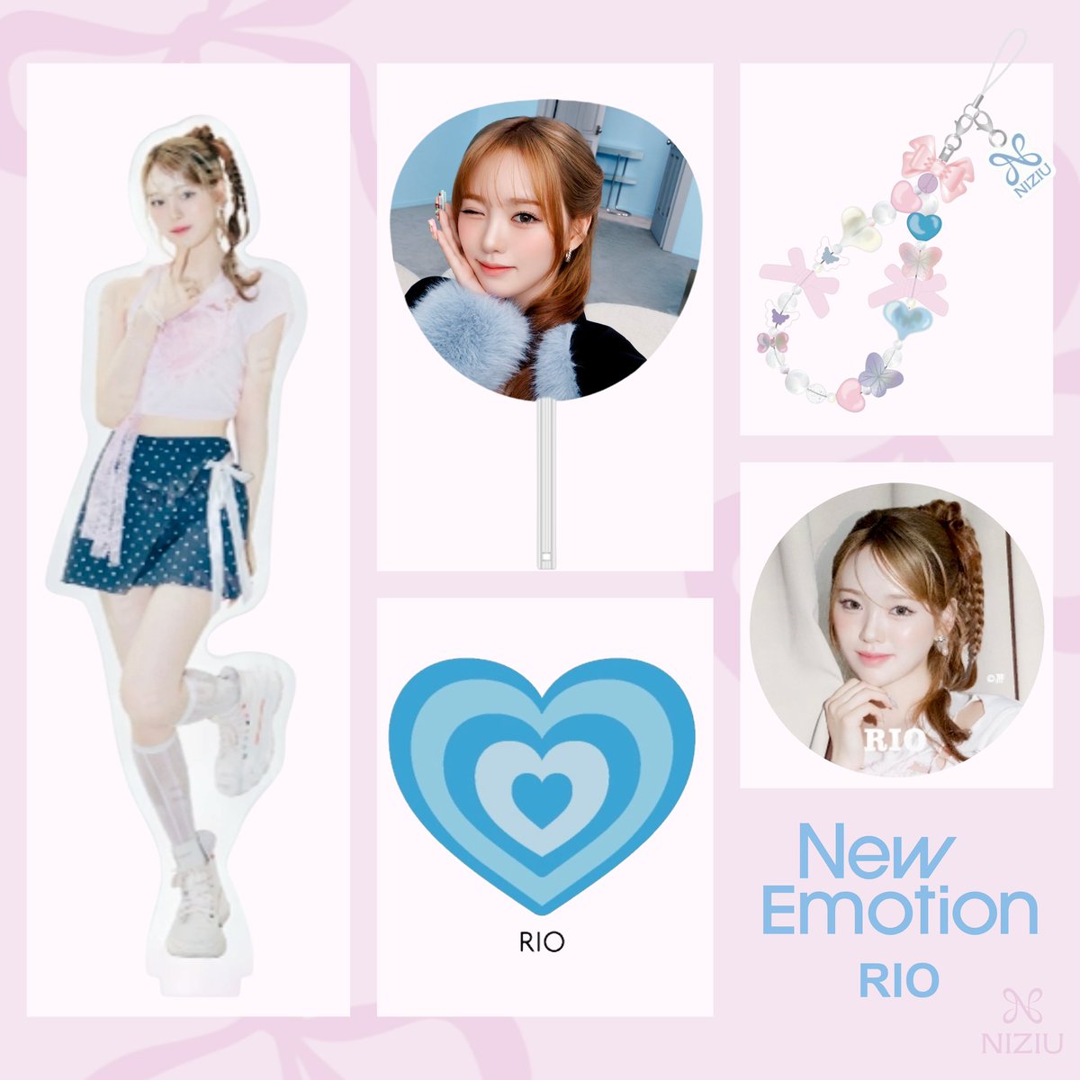 NiziUりおちゃんグッズ NewEmotion グッズ♪ 💗リオちゃんアクスタ可愛い♪♪♪ #NiziU #RIO