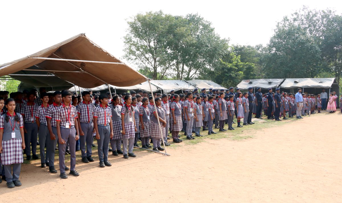 04NDRF's tweet photo. 04 BN NDRF participated in Children’s Day celebrations at PM SHRI KV School, With the 2025 theme “For Every Child, Every Right” and a patriotic Vande Mataram touch, the event celebrated children’s welfare, talent, and potential. #NDRF #DisasterManagement #KVSCHOOL https://t.co/HrUD6IrkCB