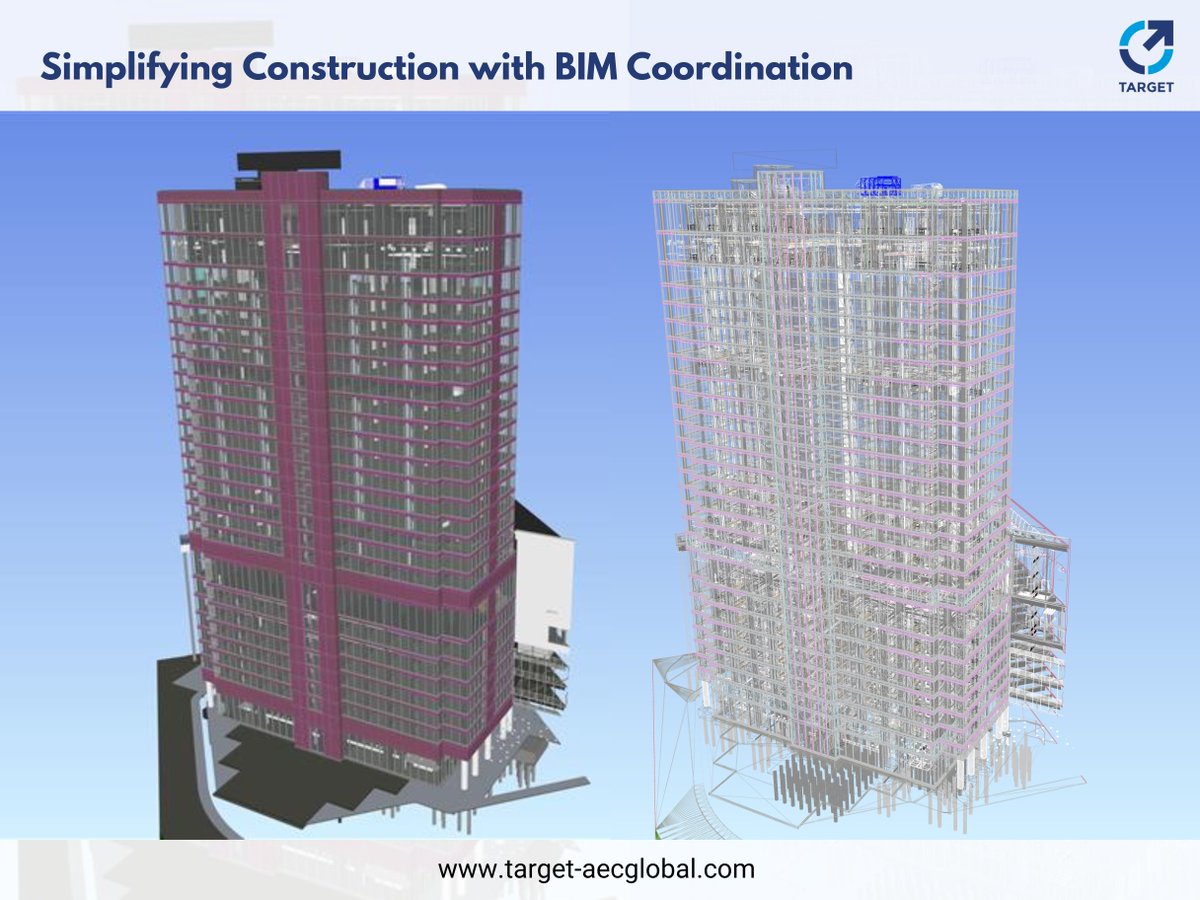 TargetAECGlobal's tweet image. #BIMCoordination #ClashDetection #PreConstructionPlanning #TargetAECGlobal #ConstructabilityReview #BIMSupport #3DCoordination #DesignEfficiency #ConstructionInnovation #BIMExecution