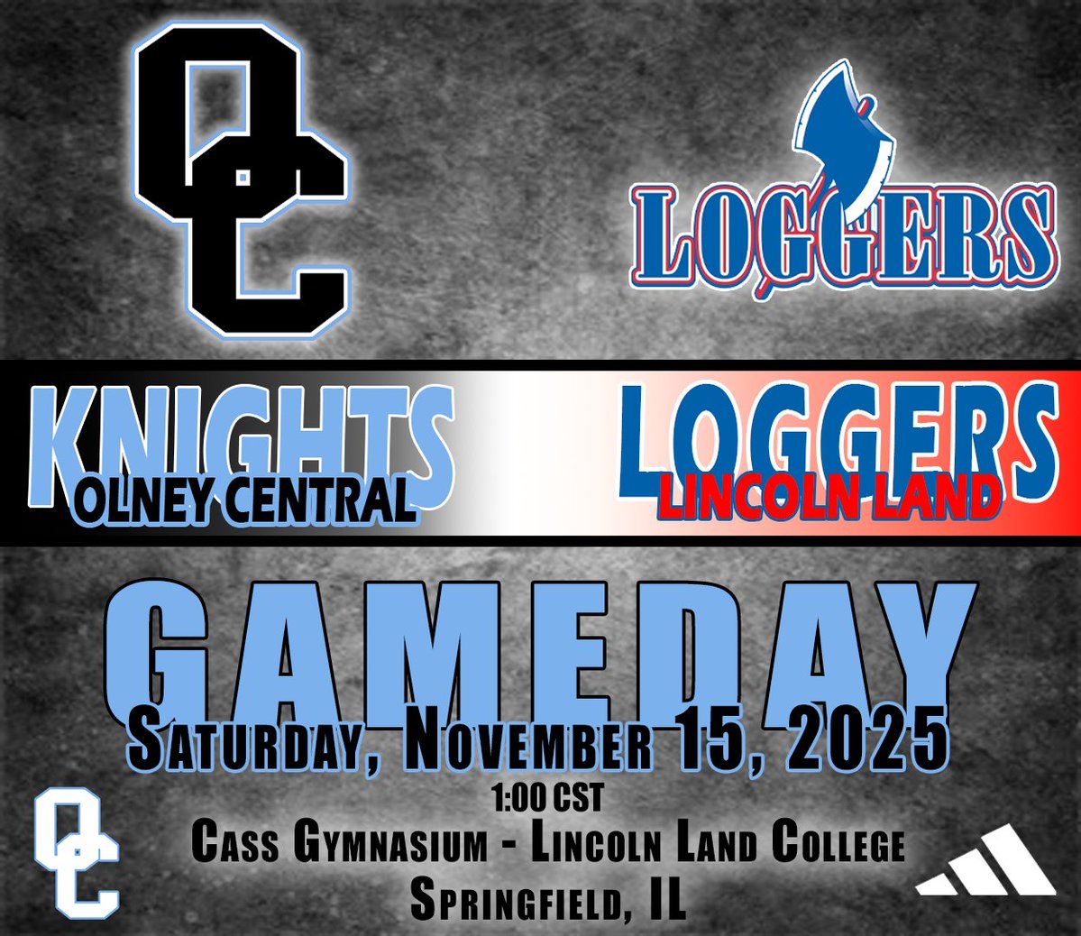 The Lady Knights are back in action at 1 this afternoon after a quick night's sleep. OCC will take on the host Loggers of Lincoln Land College.

After last nights win the Loggers improve to 6-0 on the season and are currently ranked 9th in the NJCAA Division 2 National Rankings.