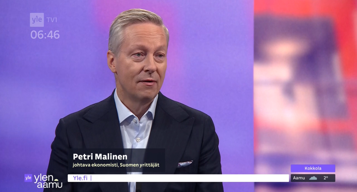 Yrittäjien ratkaisut rakennusalan ahdinkoon ovat Ylen aamun aiheena. ⚒️🪏Yrittäjät ehdottaa mm. varainsiirtoveron määräaikaista puolittamista ja kotitalousvähennyksen parantamista, <a href="/MalinenPetri/">Petri Malinen</a> sanoo. <a href="/yleuutiset/">Yle Uutiset</a> #yrittäjät