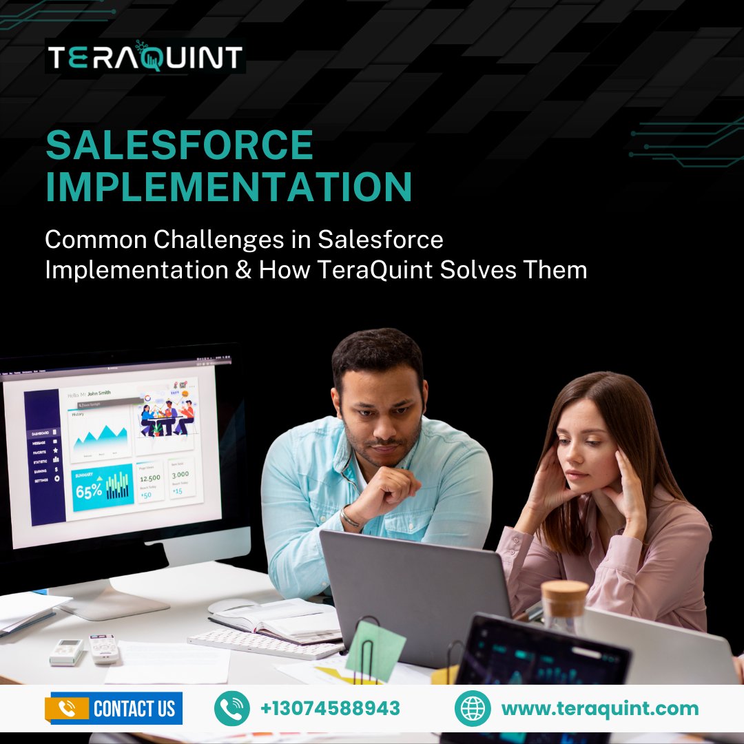 TeraQuint's tweet image. Salesforce issues slowing you down?
TeraQuint fixes data errors, integration issues &amp;amp; setup challenges — fast and smart! ⚡
#Salesforce #SalesforceImplementation #TeraQuint #CRM #BusinessTech #Automation #CloudSolutions