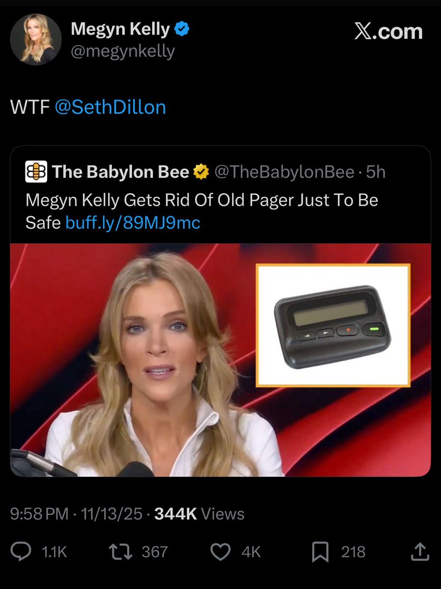 Hey <a href="/TheBabylonBee/">The Babylon Bee</a> why did you delete this post?