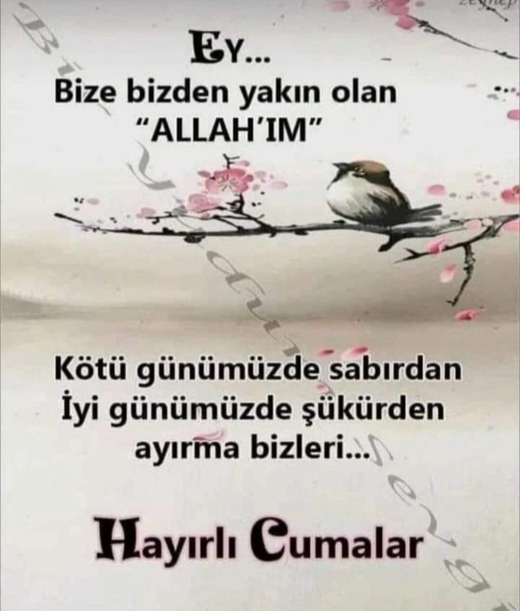 Cumanız Mübarek Olsun İnşaAllah