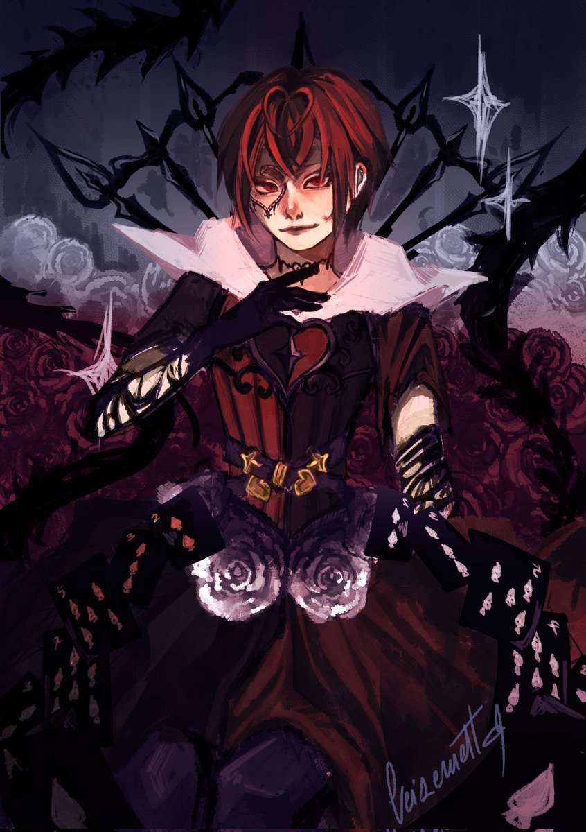 veisemett's tweet photo. #twistedwonderland #riddleroseheart https://t.co/KLiWdRLBqW