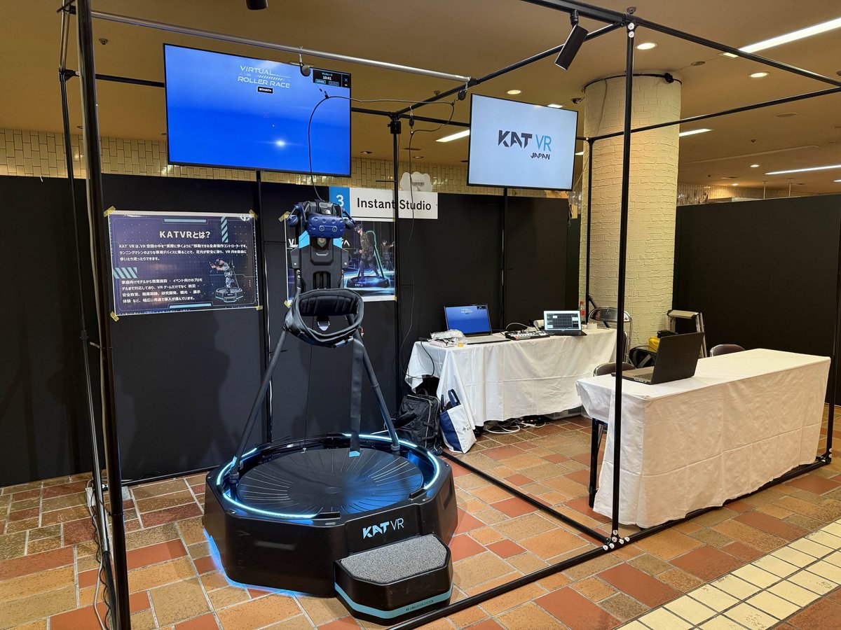 ブースはこちらです💁‍♀️