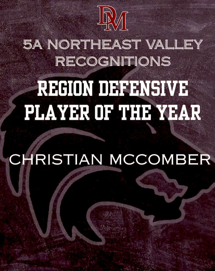 ChrisMcComber's tweet photo. Beyond Blessed and Grateful to be named 1st team all region Linebacker, and Region player of the year. Thank you to my family, coaches, and teammates for the constant love and support along this amazing journey. #AGTG @coachconrad41 @Bjwhitener47 @CoachChase814 @DMWolvesFB https://t.co/NBSgJcyklw