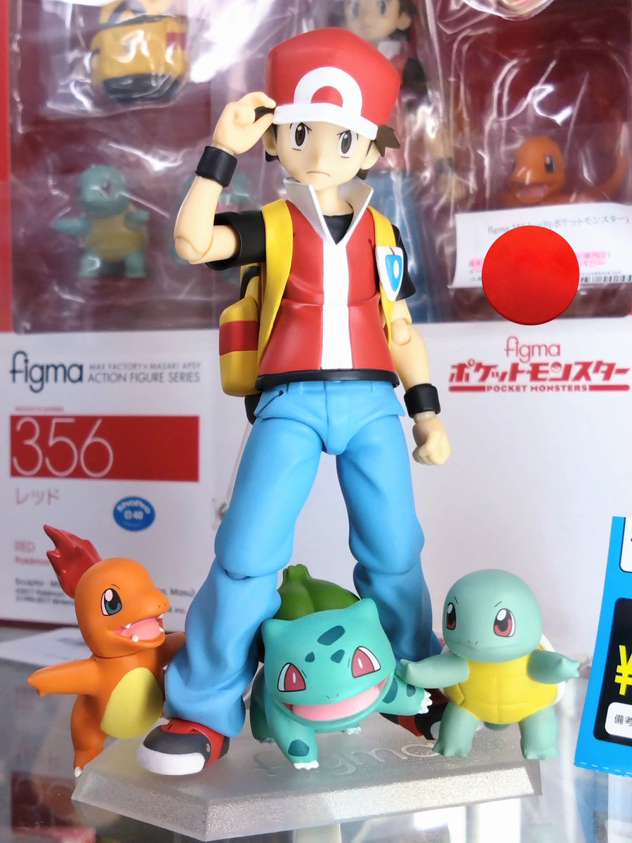 figma 356 レッド　ポケットモンスター　【開封済】 figma ポケットモンスター レッド 開封使用品と箱なし現状品いてます