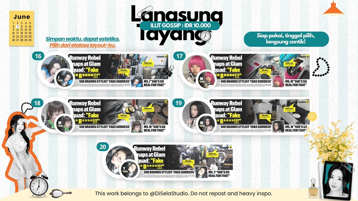 🩰 Repost would be appreciated! 

Halo halo, siapa cari ready ILLIT nihhh? Aku ada beberapa layout ready stock ILLIT foto terbaru nihh! Untuk harga tertera di pict yaaa, sudah include free re-text loh. Jadiii! Ayooo gasss borong guissss 🦢🩰
   
#zonauang #zonaba #zonajajan