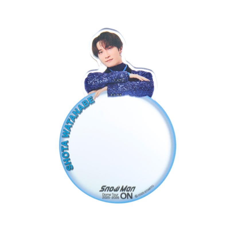 渡辺翔太 うちわ クリアステッカー ミラーステッカー