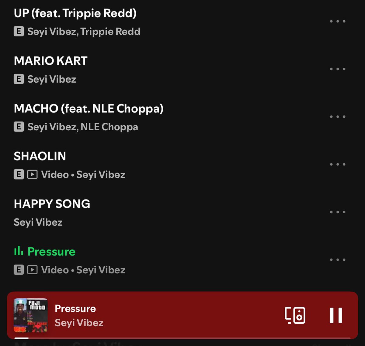 marvyofficial_'s tweet image. Seyi Vibez’s new album, FUJI MOTO, feels more like a loosely arranged playlist than a cohesive project. The opening track is notably weak, and several others add little value to the listening experience. A lot of people would skip the album after listening to TORTOISE MAMBA.…
