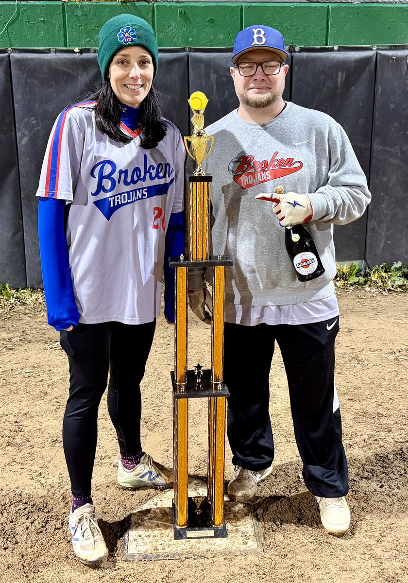 BensonsESS's tweet photo. Congratulations to Broken Trojans!  Lynn’s Softball Fall 2025 both Regular Season &amp; Playoff Champions!  MVPs: Entire Team!  Coaches of the year: Liz Carter &amp; James Carroll!  Great season! https://t.co/eUelLWYrvD