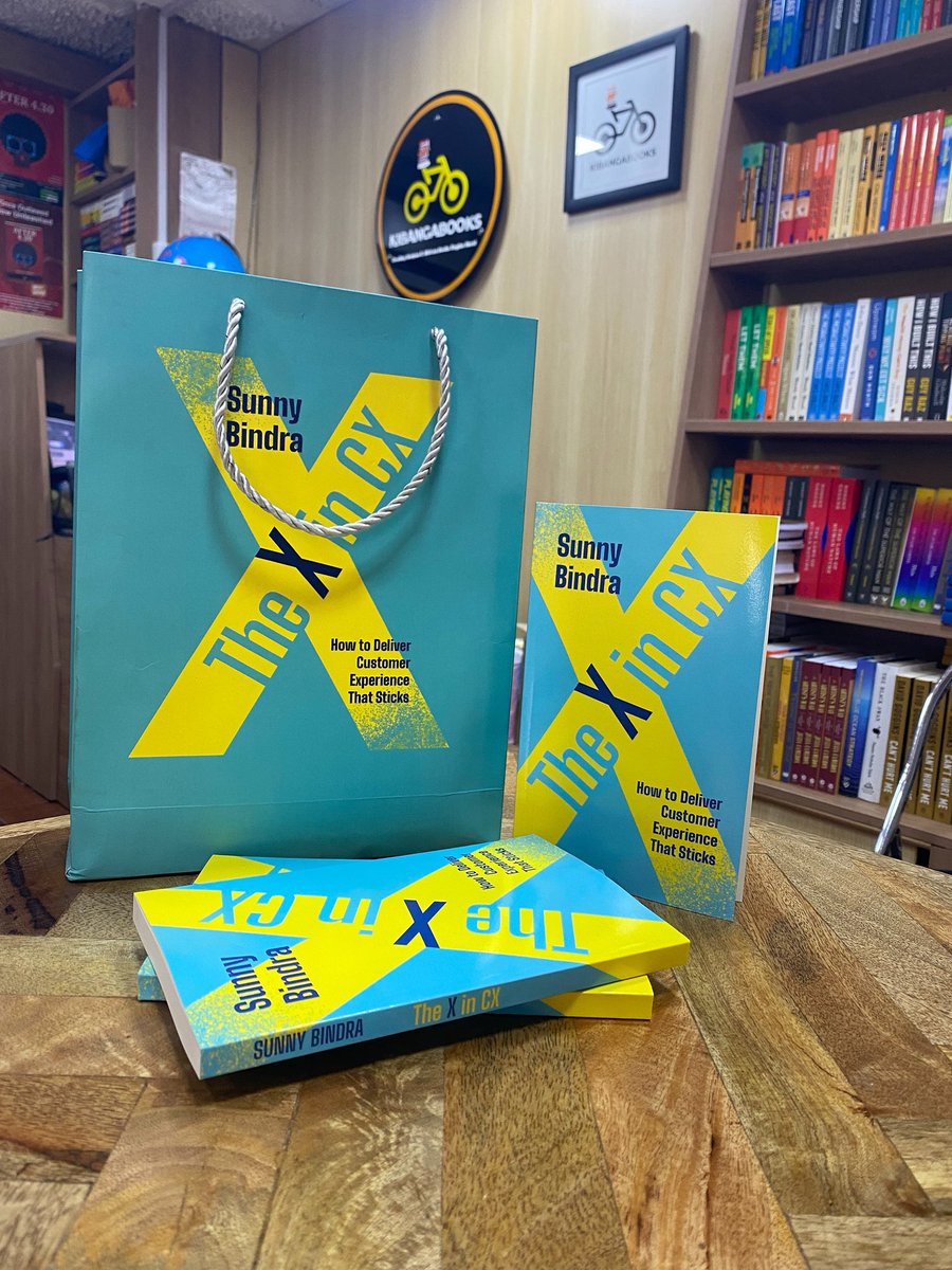THE X IN CX BY SUNNY BINDRA.

Learn to deliver unforgettable customer experiences with 4 key practices: Boss It, Humanize It, Digitize It, and Jazz It. A must-read for creating CX that sticks.

Book at 2,150/-KES

kibangabooks.com

<a href="/sunnysunwords/">Sunny Bindra</a>
