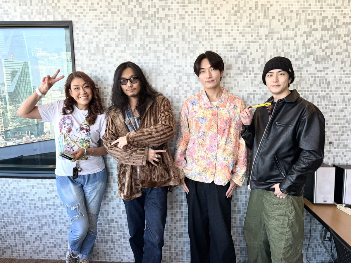／
ありがとうございました🐾
＼

#JWAVE  「ALL GOOD FRIDAY」に
#Offotokyo のHiira 🎙️ Shota🎷🎸がゲスト出演いたしました！

#LiLiCo さん、 #稲葉友 さん、
ありがとうございました！感謝🤝

聴き逃した方はradikoで
radiko.jp/share/?t=20251…

▶︎新曲"308"Concept Video