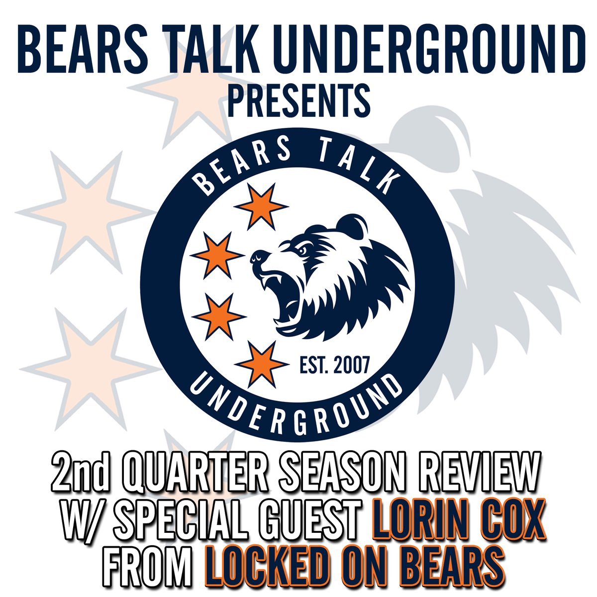 ***NEW PODCAST***

Hear <a href="/BTU_Larry/">Bears Talk Underground</a> hosts <a href="/CoxSports1/">Lorin Cox</a> from @LockedOnBears to recap the 2nd qtr of the season and look ahead to the next four games!!

Hear all of that and more on Spotify or 
shows.audiocdn.com/s/radicalcompa…

#Bears #2ndQtr