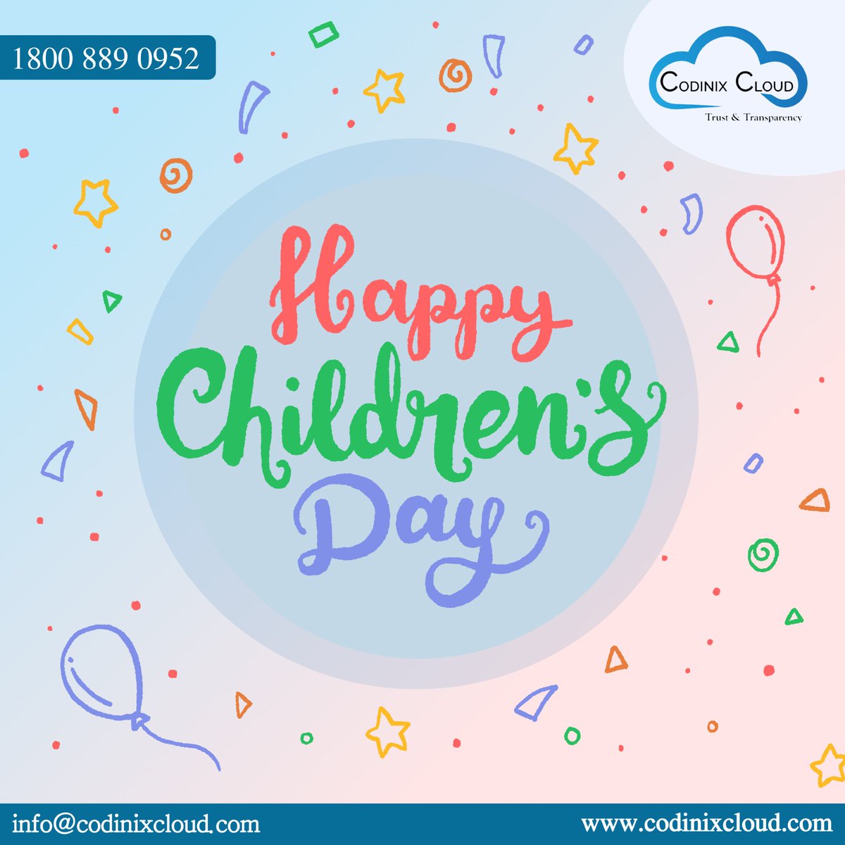 CodinixCloud's tweet image. Happy Children&apos;s Day!!

#happychildrensday #children #kids #childrensdaycelebration #giftsforkids #nehruji #nehrujibirthday #chachanehru #november #future #childeducation #littlestars