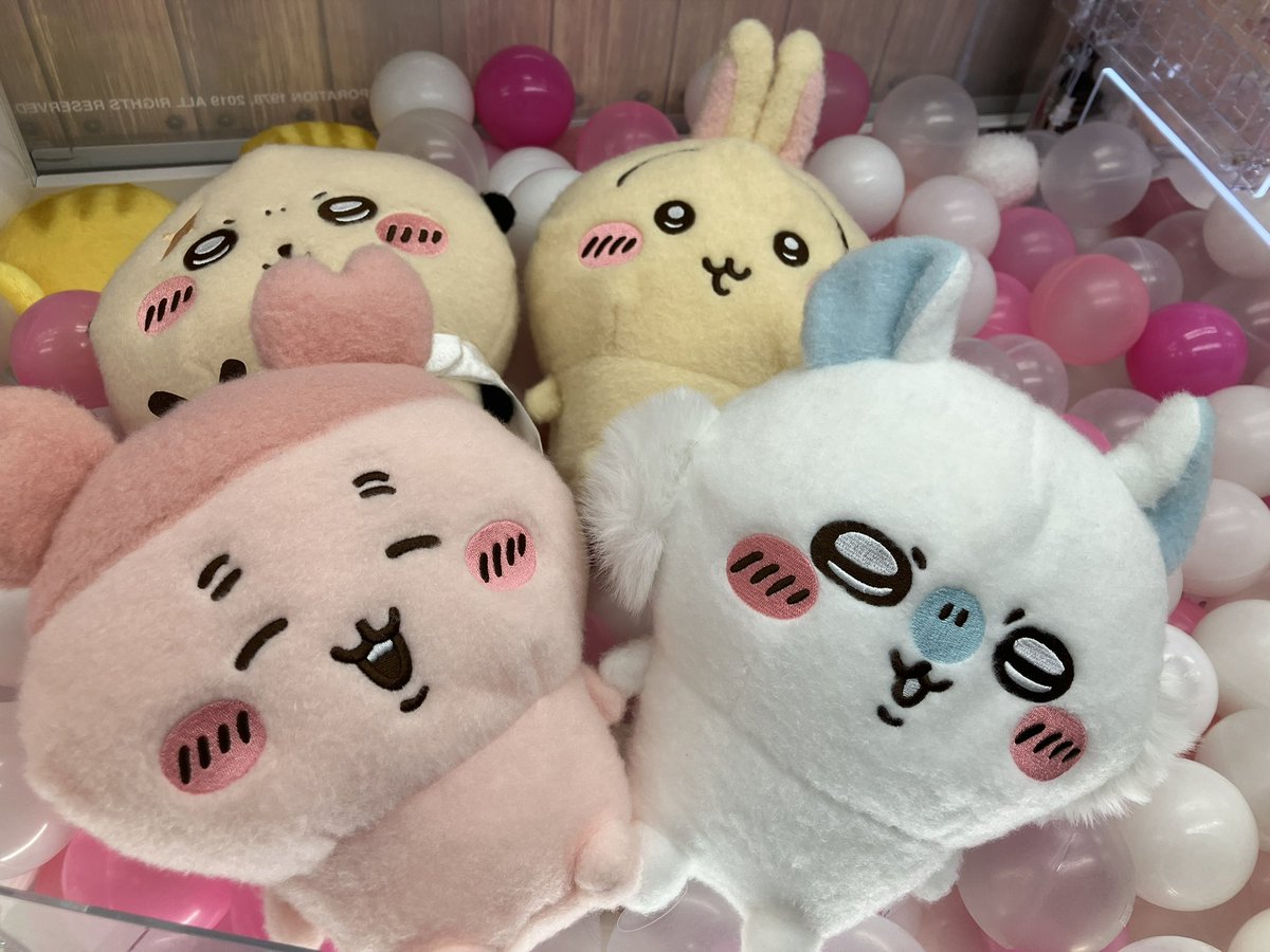 プライズ】 ちいかわ しーぷわぬいぐるみ② 本日入荷いたしました