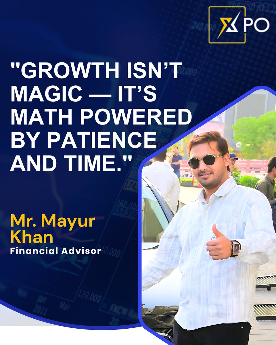 MayurKhan8600's tweet image. Growth takes discipline, patience, and consistent decisions.
Stay committed to the long game — the results will follow your mindset.
:
#SmartWealthMoves #FinancialDiscipline #WealthMindsetMatters #LongTermVision #growthstrategy #InvestWithPurpose #xpoinsights #ilovexpo