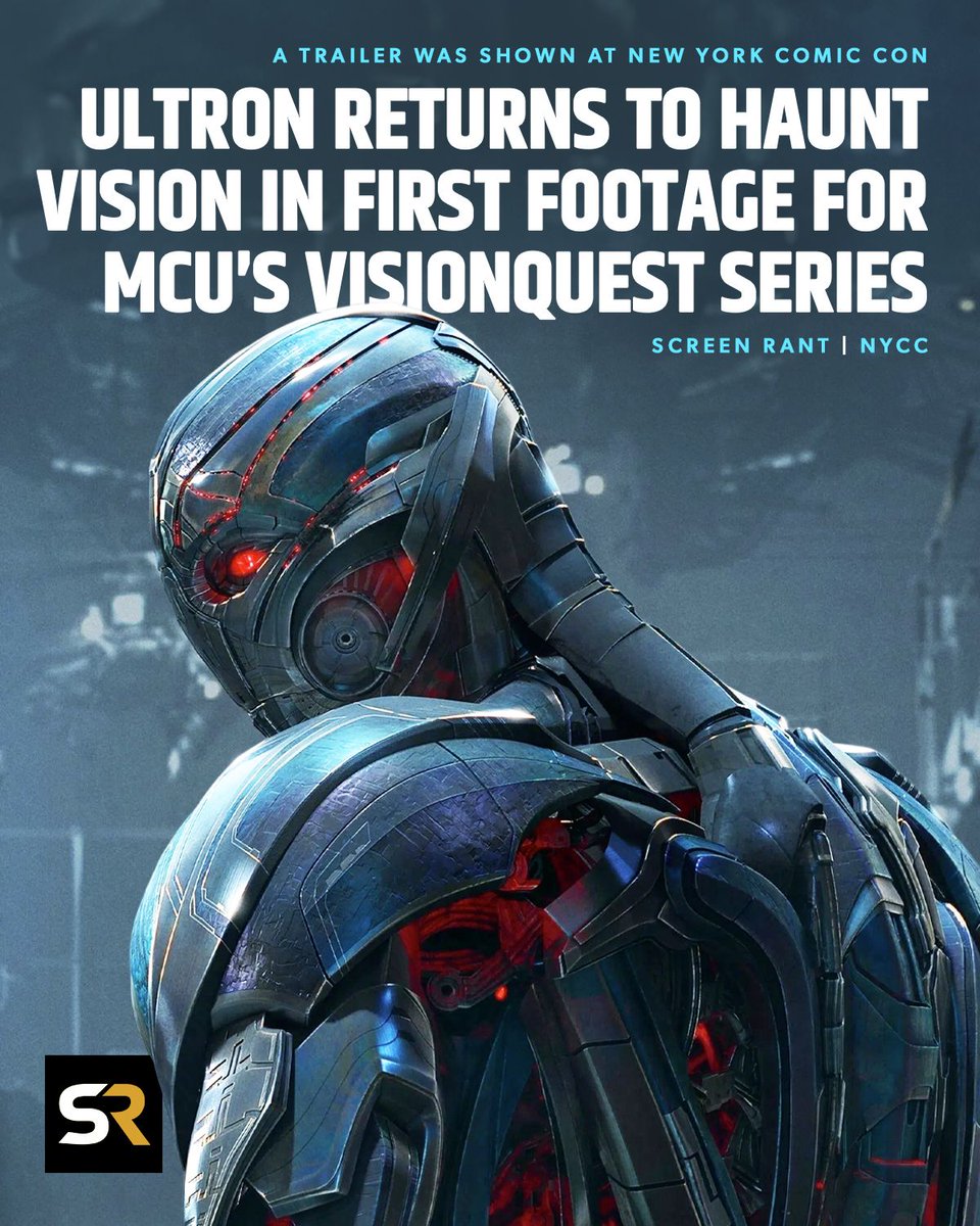 screenrant's tweet image. ICYMI: #VisionQuest had its first trailer released during #NYCC. Check out some of the description here:

"Vision no makeup, surreal house. Stark Industries. JARVIS - the actor from Agent Carter. FRIDAY is a person. EDITH crashes through the skylight. All happening inside