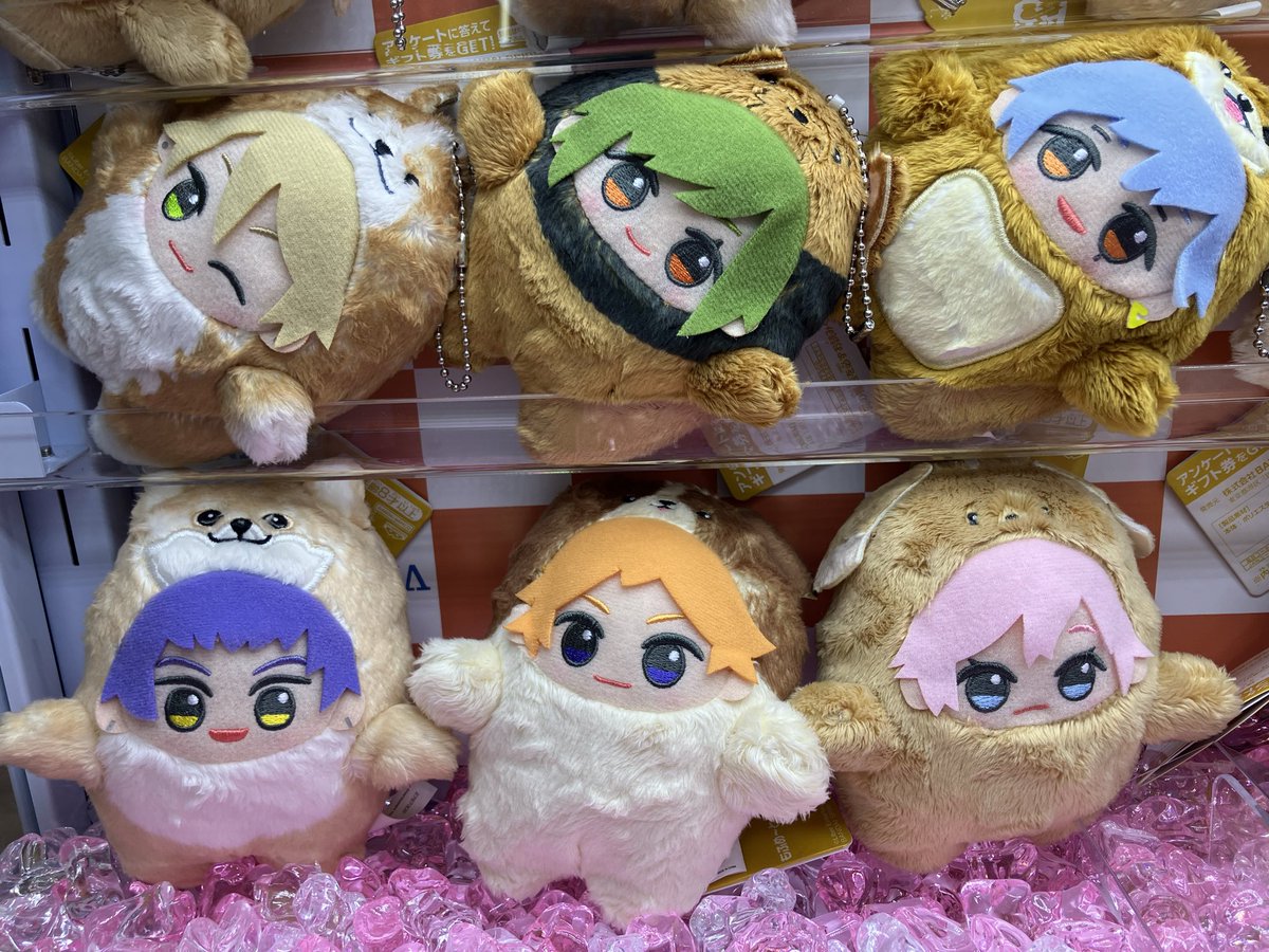 A3！ もふめ〜と ワンワン ぬいぐるみ 春組 夏組 12個 まとめ売り A3