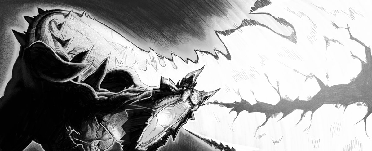 kryptidcritter2's tweet image. Glavenus sketch