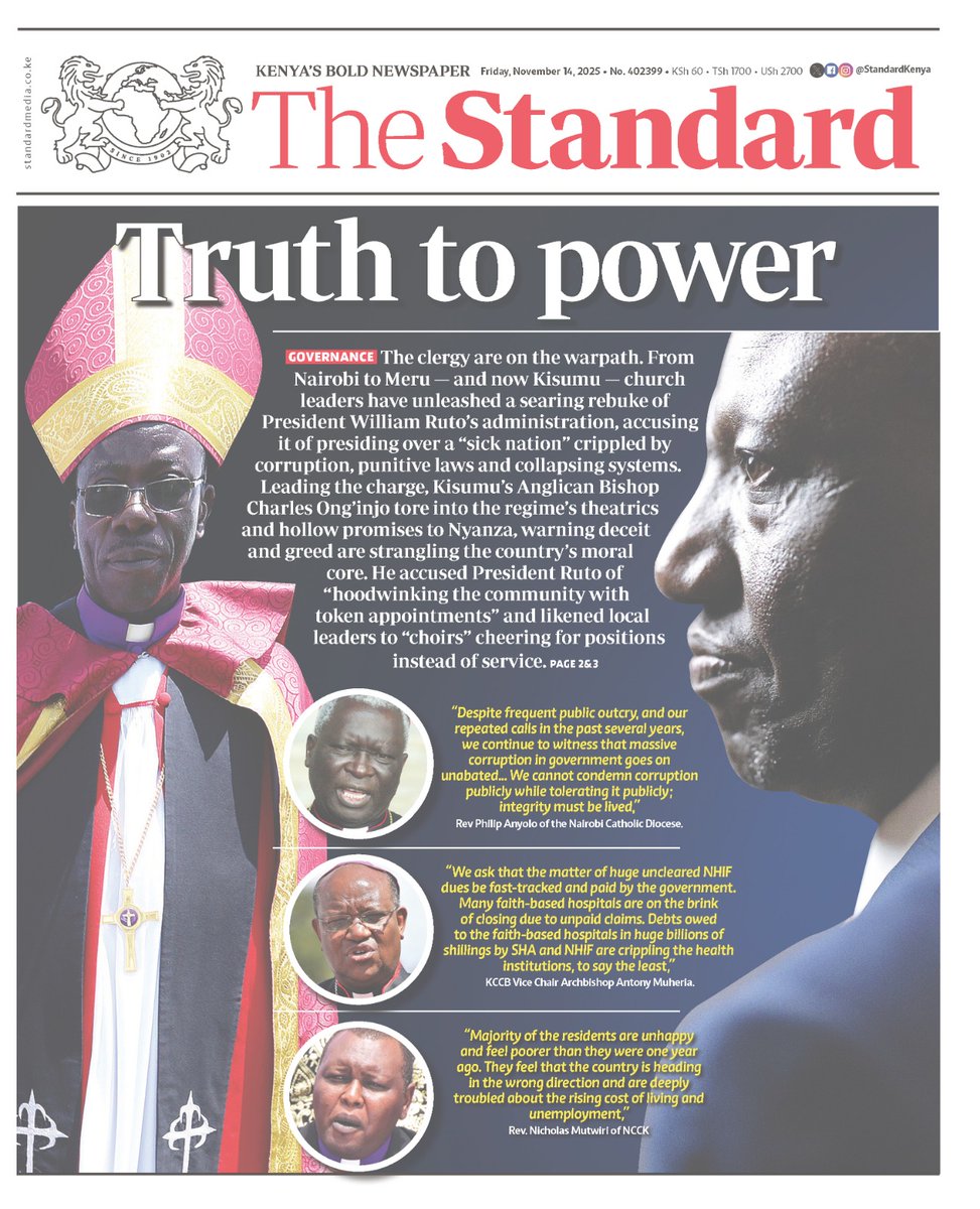 FabianAlec's tweet image. Truth to Power!
The Church is fighting for what&apos;s good for the nation and speaking it raw to kasongo and his administration. 
Thank you