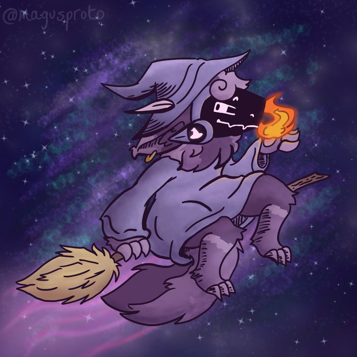 Magus is quite the sly mage, a quirky proto as well. 
Practice art I did! Trying out a new style ^^