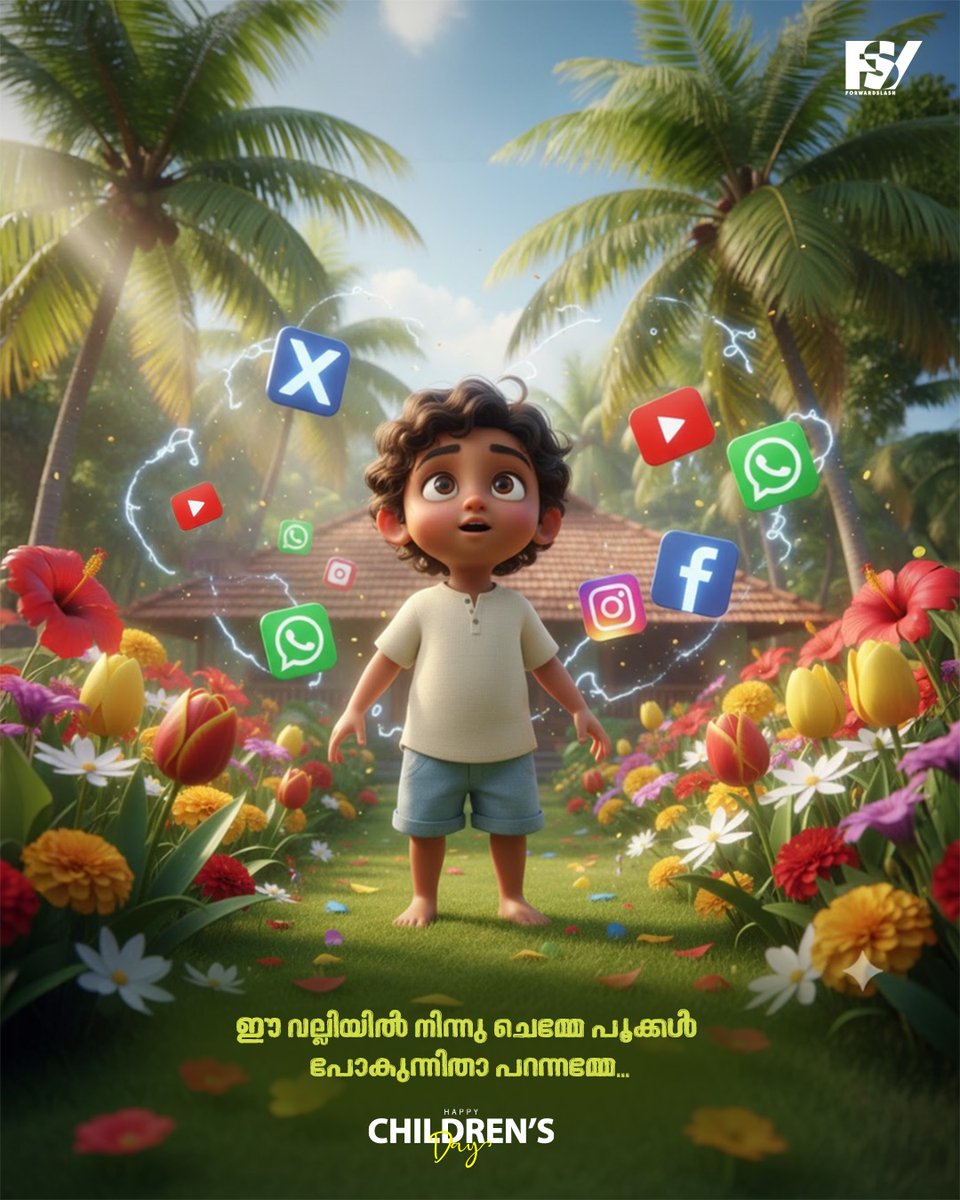 FwdSlashTech's tweet image. കുഞ്ഞുങ്ങളുടെ ചിരി ഈ ലോകത്തിന്റെ വെളിച്ചമാണ്. കുട്ടികളെ പോലെ കളങ്കമില്ലാത്തവരായിരിക്കാം. എല്ലാ കുഞ്ഞുങ്ങൾക്കും ശിശുദിനാശംസകൾ.

#HappyChildrensDay #ChildrensDay2025 #CelebrateChildhood #DigitalMarketing #MarketingAgency #ConnectingBrands #BrandConnections
#DigitalGrowth