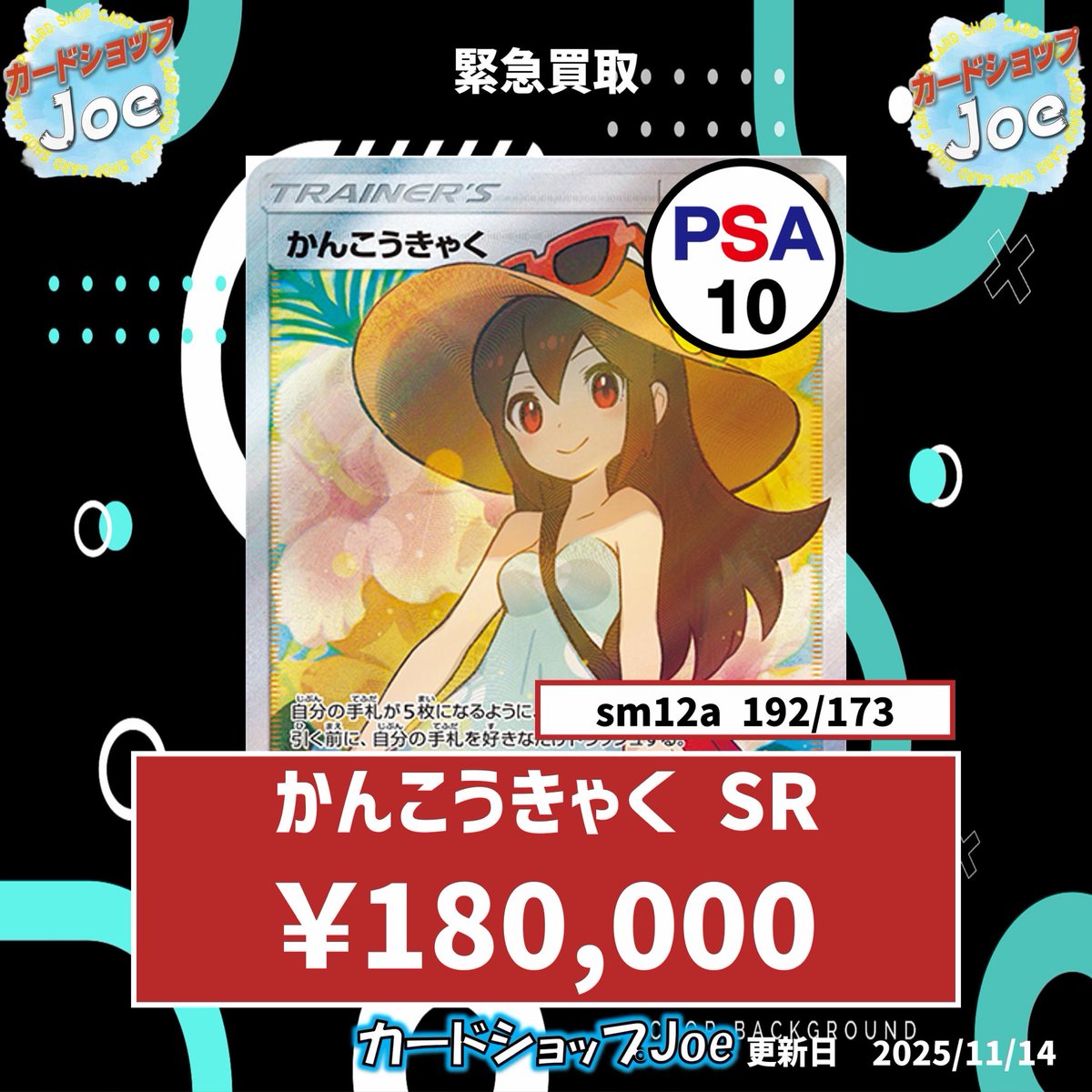 かんこうきゃく　PSA10 No.69）【PSA10】かんこうきゃく［192/173］SR - BIGトレカ