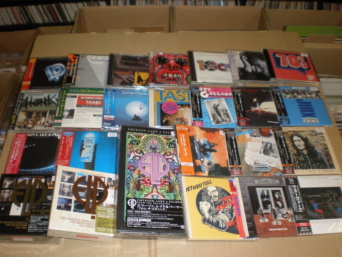 新入荷CDつづき。デヴィッド・ギルモア、テイスト、ディープ・パープル