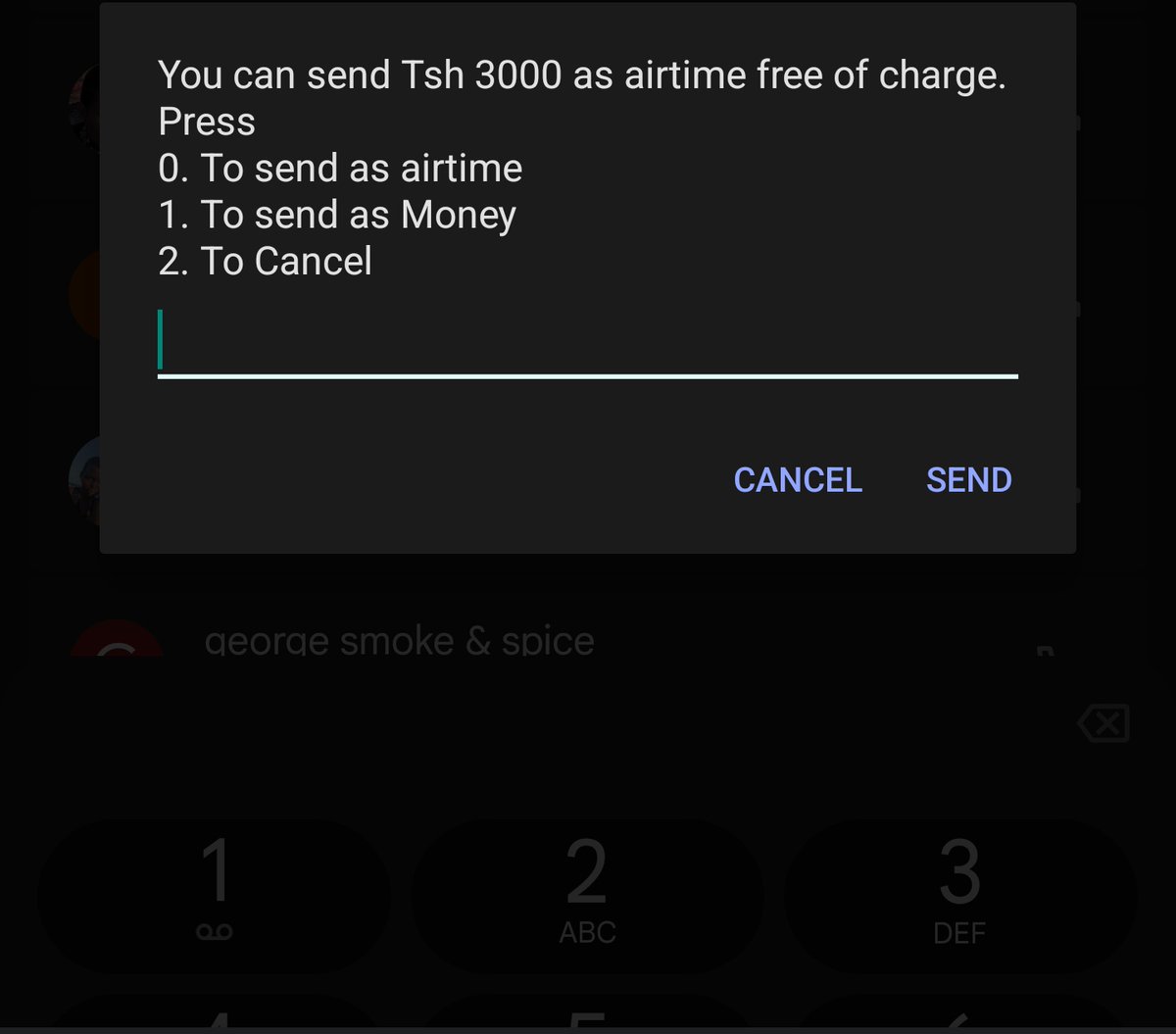 Sema <a href="/VodacomTanzania/">Vodacom Tanzania</a> hii option haina maana, mpaka nimefika mbali kote huku sikuwa nataka kutuma kama airtime....