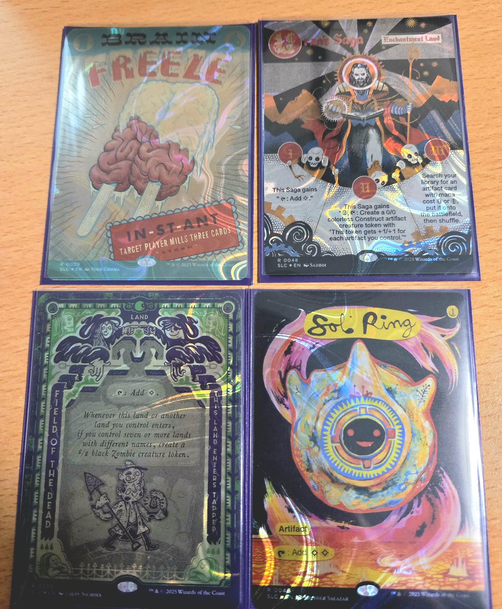 secret lairカウントダウンキット開封いたしました。 ウルザや