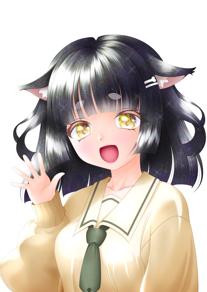 新規絵完成しました～.°ʚ(*´˘`*)ɞ°.💕✨

お絵描き友達の、絵彩さんの子の『福ちゃん』(*´˘`*)💖✨
すっごく可愛い子なので、絵彩さんにお願いして描かせていただきましたっᏊ*ฅ́˘ฅ̀*Ꮚ💓

完成までのメイキングはこちら⬇️
ibispaint.com/art/171485909/

#絵描きさんフォロバ100 
#絵描きさんと繋がりたい