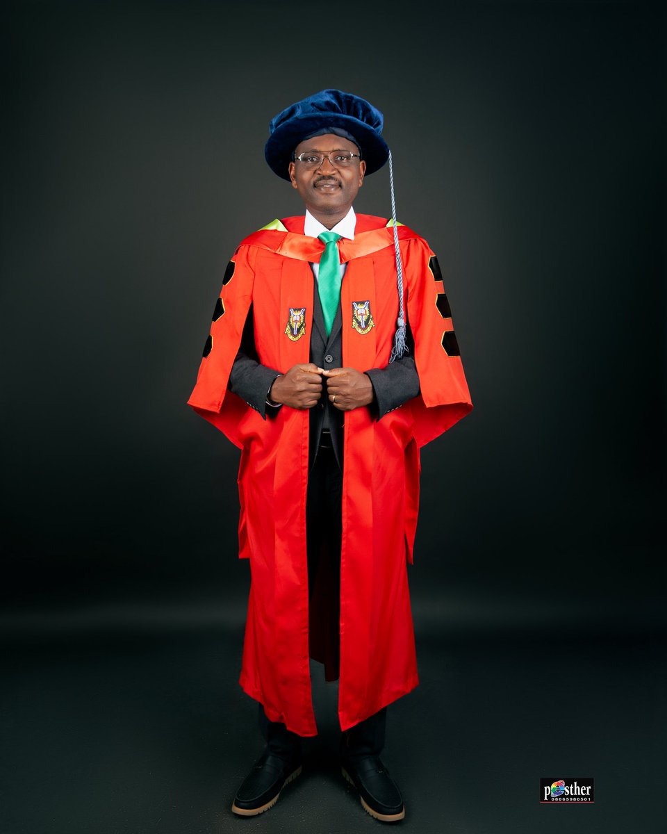 YomiShogunle's tweet photo. Never-before-seen photos of me.
Doctor of Philosophy 🎓; from dreams to reality, through dedication, focus and grace. 🙏
I am Dr. Abayomi SHOGUNLE, a Commissioner of Police(CP) and a Fellow of the Security Institute (fsi) 🇳🇬. Photo shoot: University of Ibadan 2025 PhD Convocation Ceremony, November 2025. 
You too can!