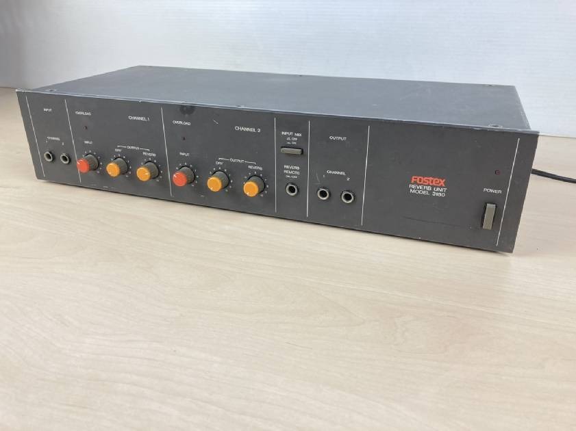 ヴィンテージ】FOSTEX REVERB UNIT3180 スプリングリバーブ Fostex