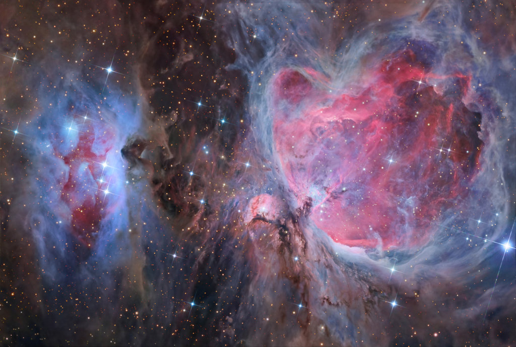 ScottAllenLogan's tweet photo. Orion and the Running Man #space #nasa https://t.co/rLLzmM6mY5