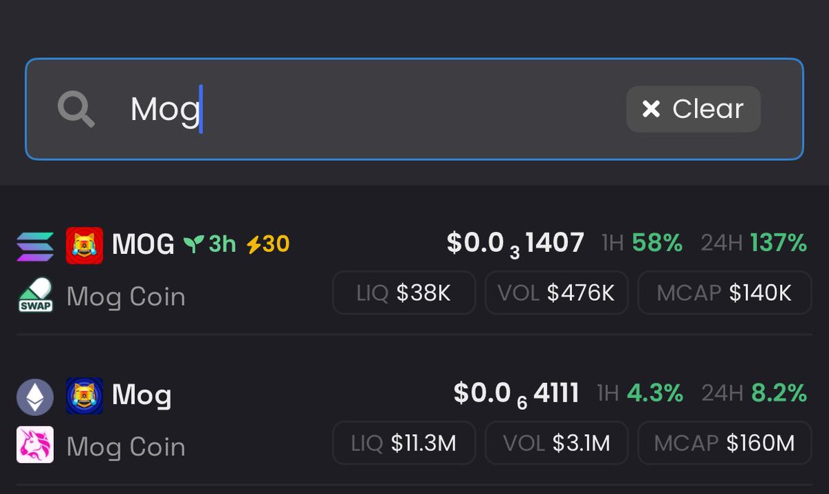 OG mog already flipped ghey mog on Dex Screener 😹🫵

EhRB3AwMtff4KEyffsQmLYTiv3PuP1wFqbYNZ65spump