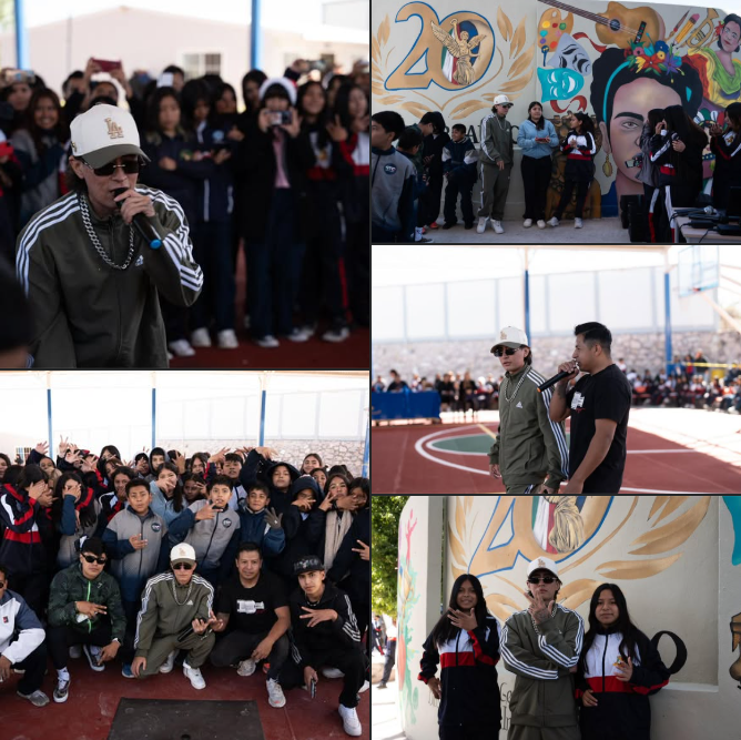 NewsSanmiguel's tweet image. #SCHOOLTOUR.- 🎤 San Miguel anda encendido, raza! 🔥🔴 Un grupazo de artistas sanmiguelenses, Christian Martínez y Humberto Frías, se están rifando durísimo con SchoolTour, un #proyecto chido donde andan llevando #conciertos, música, baile y puro buen ambiente a 🧵