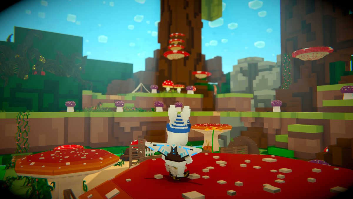 I heard finding the big flower gives you good luck <a href="/TheSandboxGame/">The Sandbox</a>  tsbga.me/TheSandbox