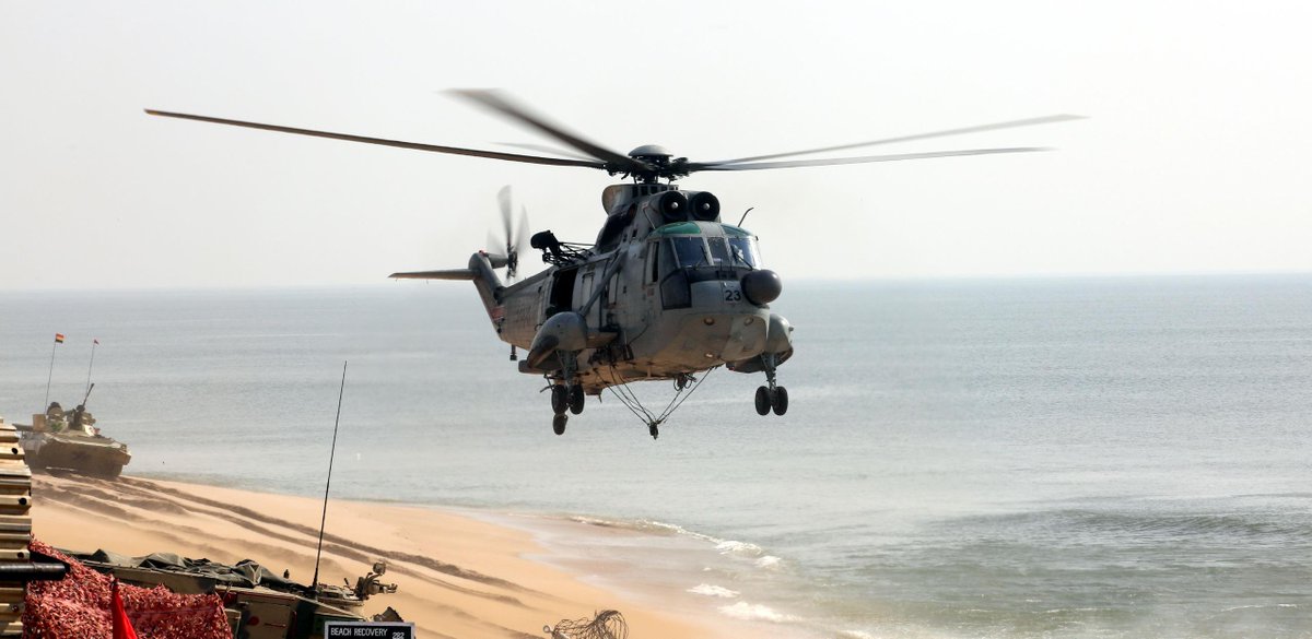 sidhant's tweet photo. Pictures of Indian Navy's Western Naval Command participating in the Tri-Services Exercises "Trishul" https://t.co/SIxtY7qnmd