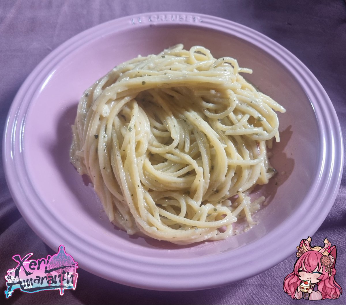 My friend love's carbonara (no meat bcoz budget lol) so I made some today for us to eat #XeriAmaEat