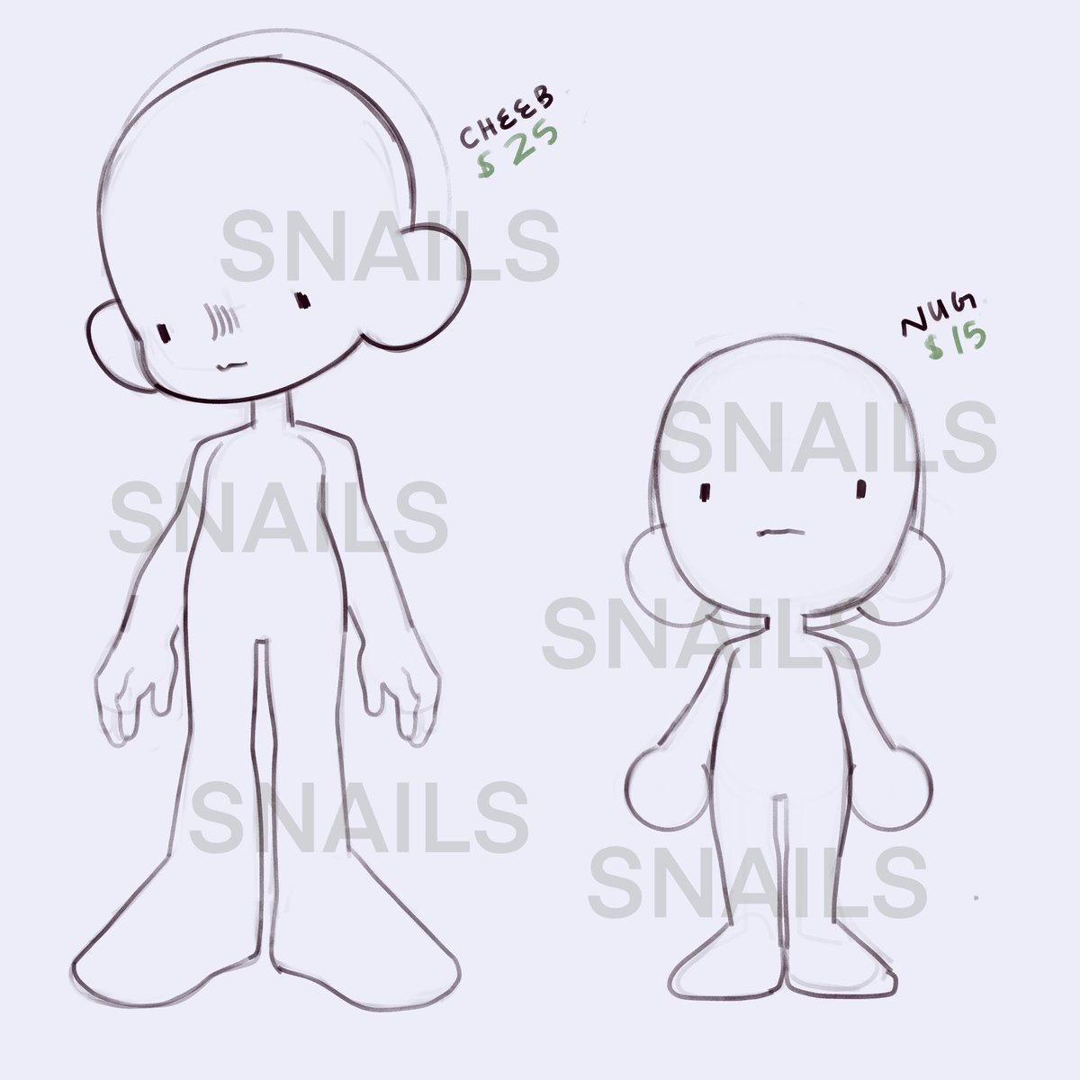 snailsdraws's tweet image. cheeb comms are half off but my others are full price! link
in bio. #commsopen