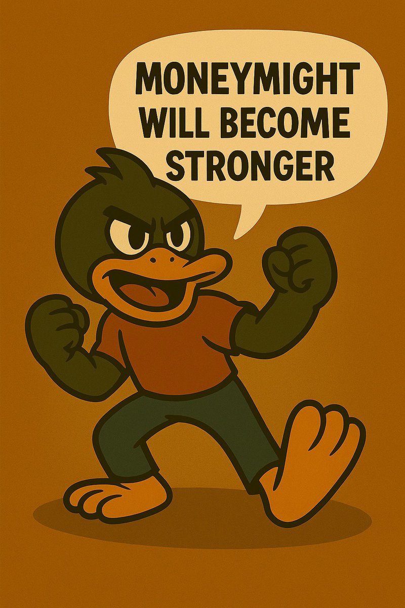 The duck never stops. 🦆🔥
 MoneyMight is rising — louder, faster, and stronger, powered by a community that believes in culture, utility, and movement.
Stay sharp. Stay early. Stay Mighty.
#MoneyMight #MightyMovement #MemeFi