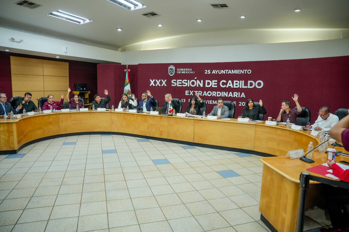 Hoy aprobamos en el H. Cabildo la Ley de Ingresos 2026, lo que significa que #Mexicali contará con los recursos necesarios para seguir mejorando servicios e impulsar el desarrollo de #Mexicali.

#UniendoEsfuerzos