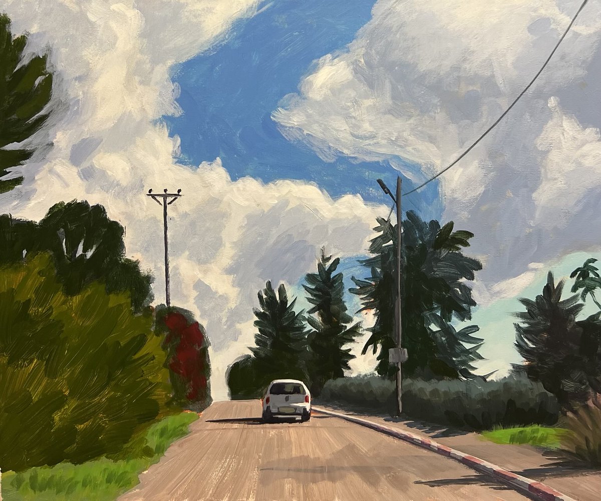 Amos123Biderman's tweet image. אקריליק על בד 60/60