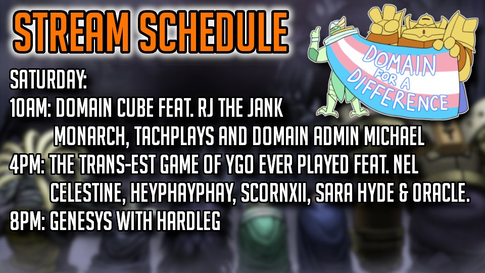 Reminder that the Domain For A Difference Charity Stream goes live tomorrow, and out lineup is out of this world! Can't wait to see ya there!

twitch.tv/goldennovaygo