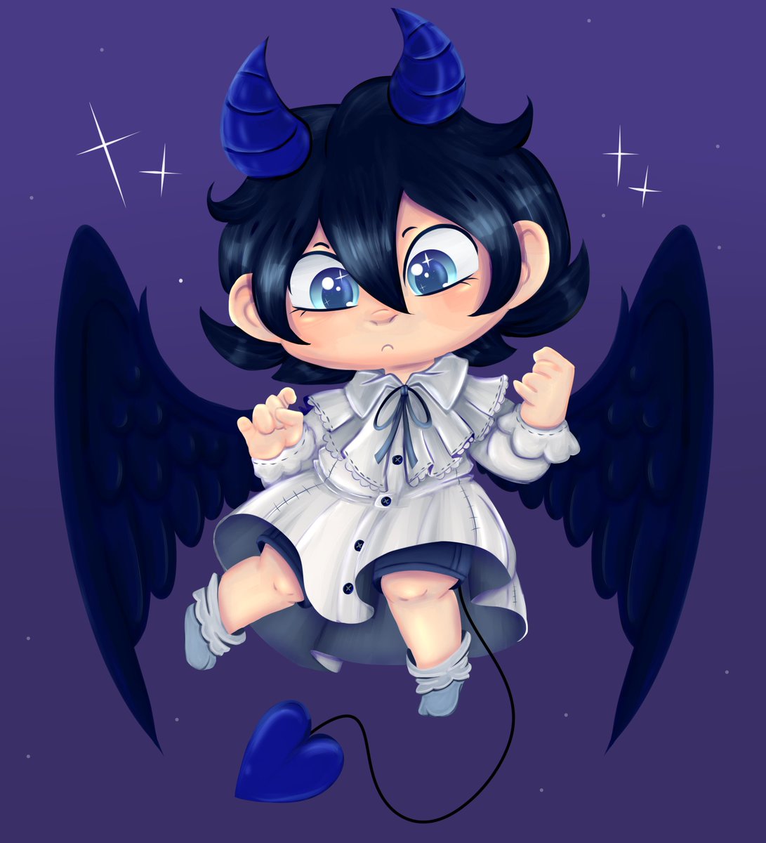 AndreaBDraw1's tweet photo. My little chibi Pai💙

#chibiart #Chibi https://t.co/ZPYbsIiUQN